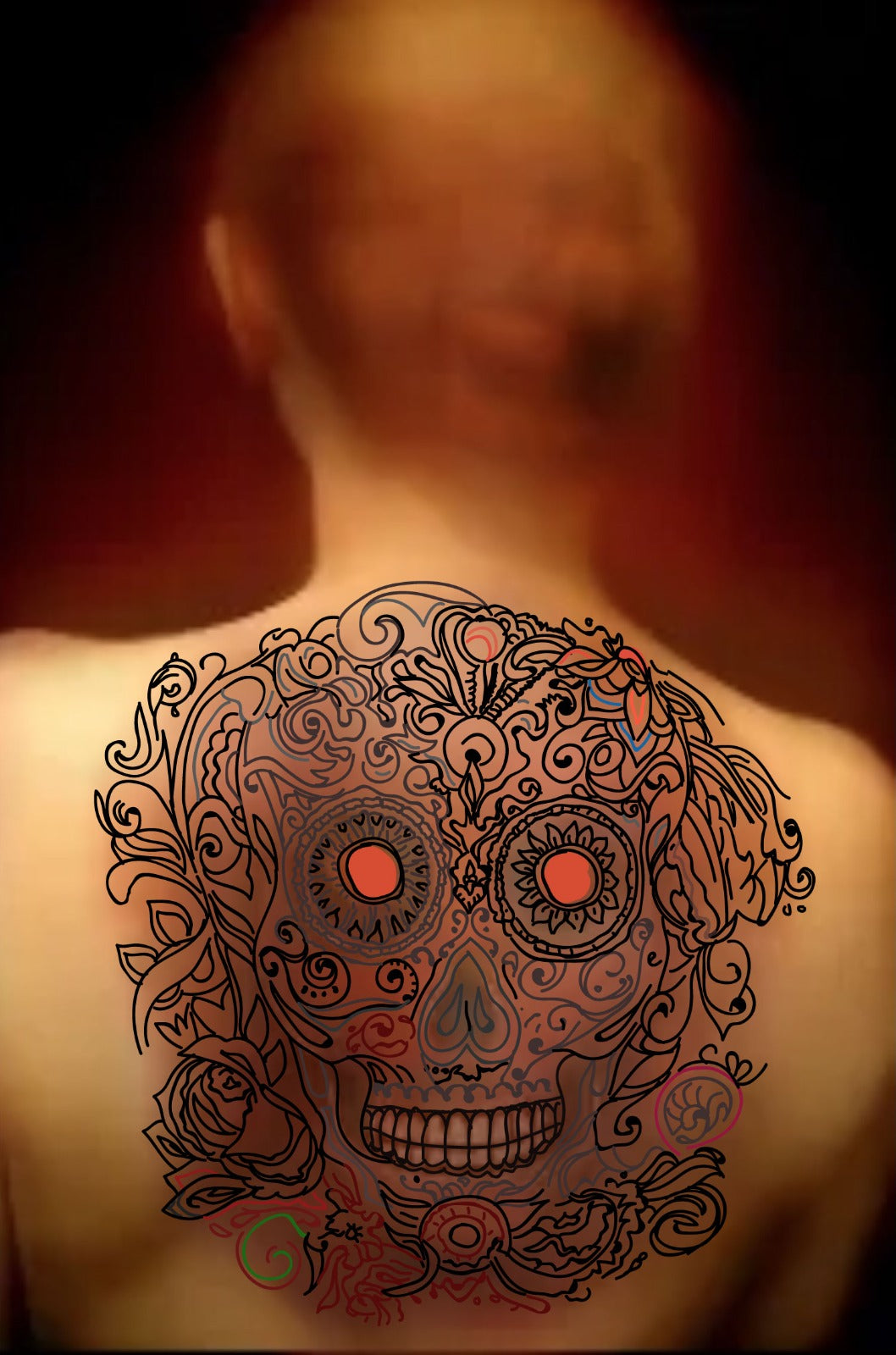 Tinta de calavera de azúcar