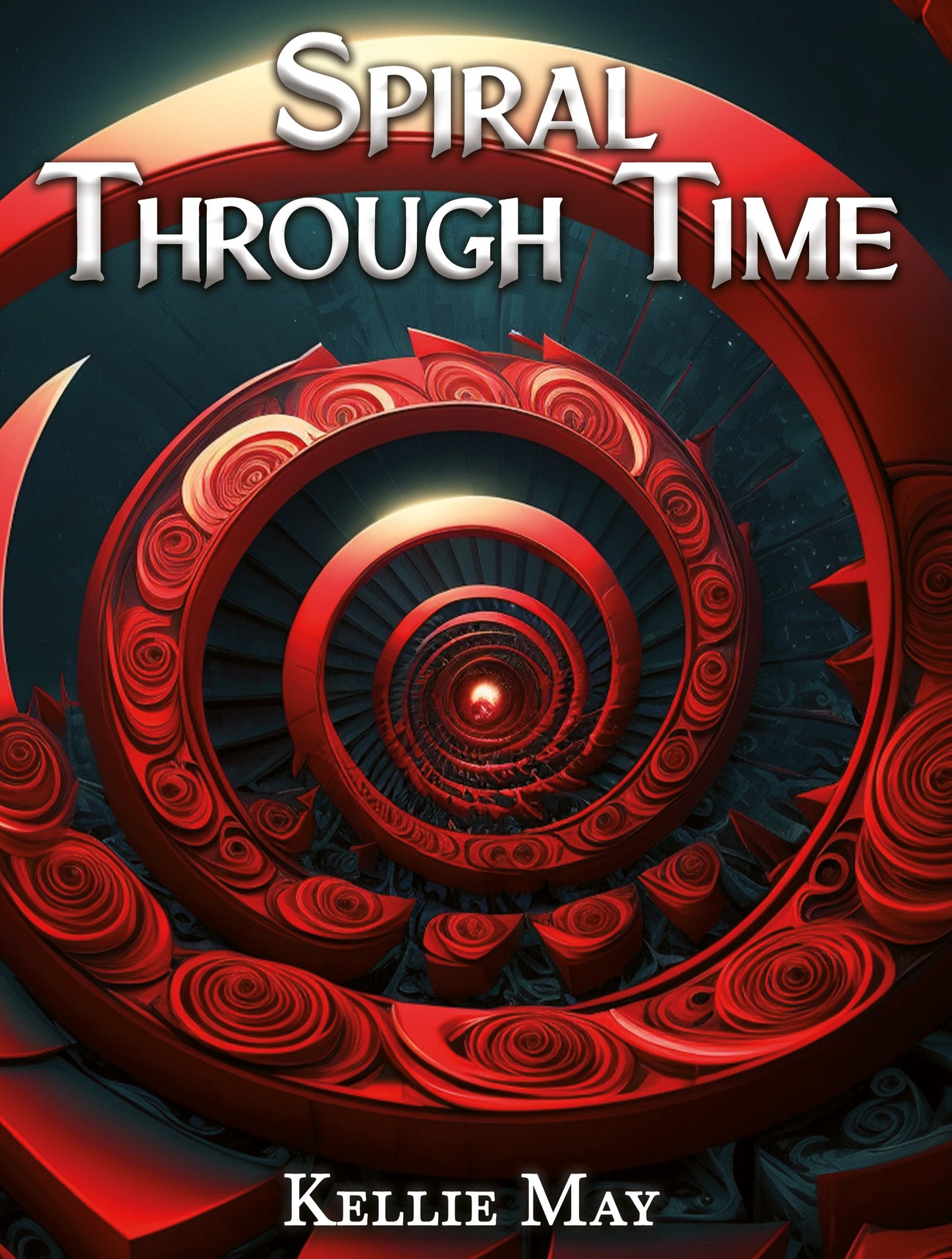 Spiral Through Time Red Journal