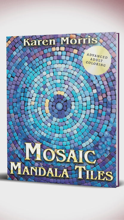 Azulejos de mosaico mandala